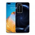 Дизайнерский пластиковый чехол для Huawei P40 Pro Абстракции Неон