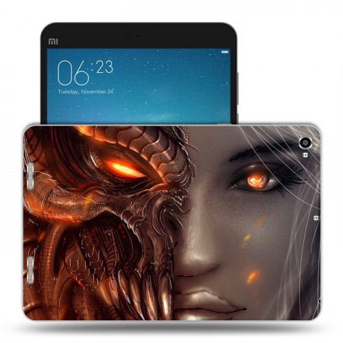 Дизайнерский силиконовый чехол для Xiaomi Mi Pad 2 Diablo 