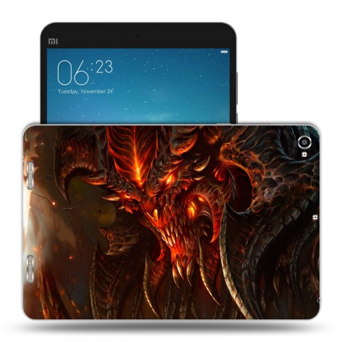 Дизайнерский силиконовый чехол для Xiaomi Mi Pad 2 Diablo 