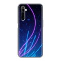 Дизайнерский силиконовый чехол для Realme 6 Абстракции Неон