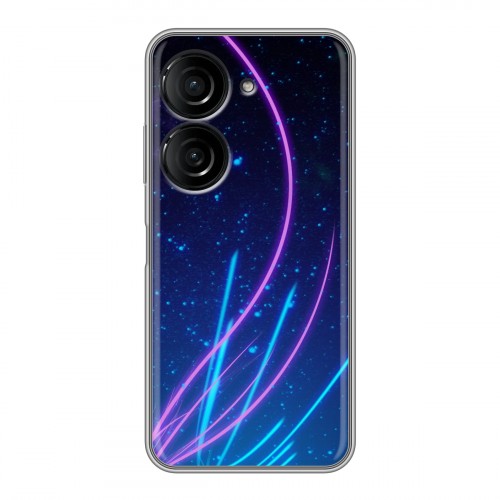 Дизайнерский силиконовый чехол для ASUS ZenFone 9 Абстракции Неон