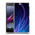 Дизайнерский пластиковый чехол для Sony Xperia Z Ultra  Абстракции Неон