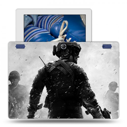 Дизайнерский силиконовый чехол для Lenovo Tab 2 A10-30 Call Of Duty 