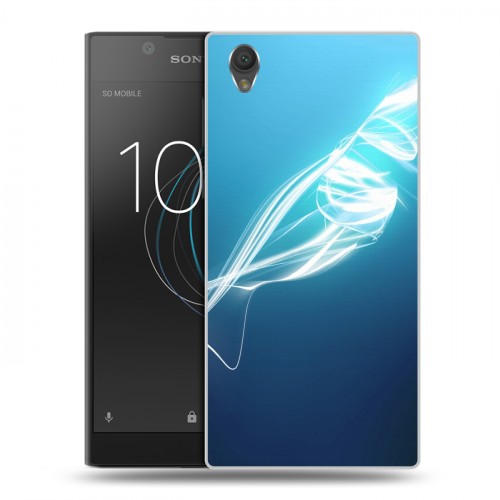 Дизайнерский пластиковый чехол для Sony Xperia L1 Абстракции Неон