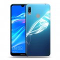 Дизайнерский пластиковый чехол для Huawei Y6 (2019) Абстракции Неон