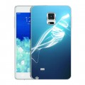 Дизайнерский пластиковый чехол для Samsung Galaxy Note Edge Абстракции Неон