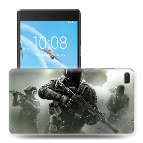 Дизайнерский силиконовый чехол для Lenovo Tab 4 7 Essential Call Of Duty 