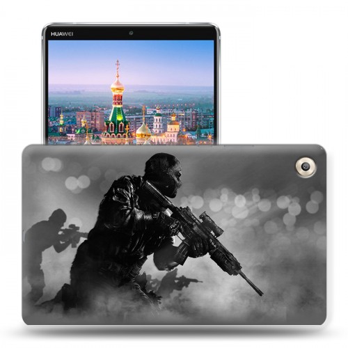 Дизайнерский пластиковый чехол для Huawei MediaPad M5 8.4 Call Of Duty 