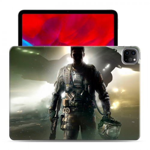 Дизайнерский силиконовый с усиленными углами чехол для Ipad Pro 11 (2020) Call Of Duty 