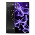 Дизайнерский пластиковый чехол для Sony Xperia XZs Неон