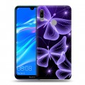 Дизайнерский пластиковый чехол для Huawei Y6 (2019) Неон