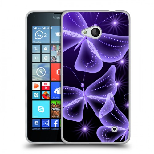 Дизайнерский пластиковый чехол для Microsoft Lumia 640 Неон