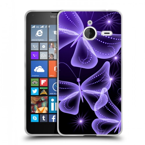 Дизайнерский пластиковый чехол для Microsoft Lumia 640 XL Неон