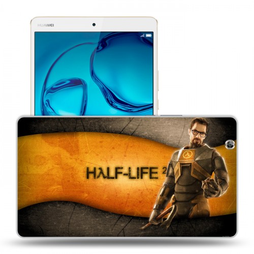 Дизайнерский силиконовый чехол для Huawei MediaPad M3 half life