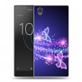 Дизайнерский пластиковый чехол для Sony Xperia L1 Неон