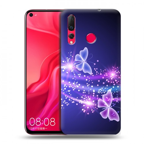 Дизайнерский пластиковый чехол для Huawei Nova 4 Неон