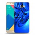 Дизайнерский силиконовый чехол для Samsung Galaxy A9 Абстракции Неон