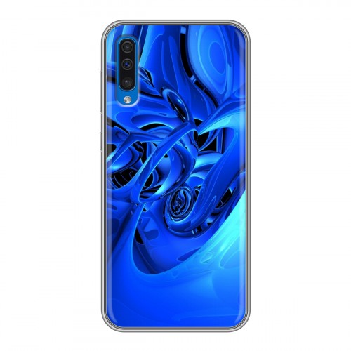 Дизайнерский силиконовый чехол для Samsung Galaxy A50 Абстракции Неон