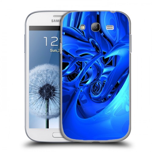 Дизайнерский пластиковый чехол для Samsung Galaxy Grand Абстракции Неон