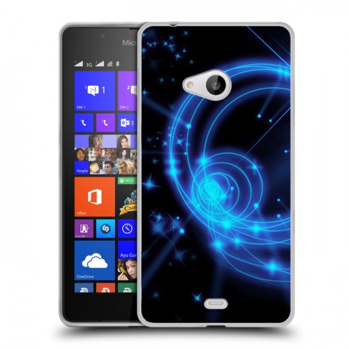 Дизайнерский пластиковый чехол для Microsoft Lumia 540 Неон