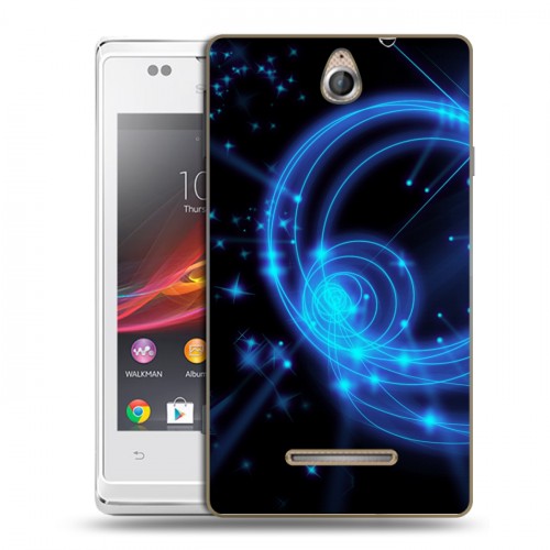 Дизайнерский пластиковый чехол для Sony Xperia E Неон