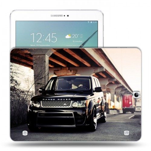 Дизайнерский силиконовый чехол для Samsung Galaxy Tab S2 9.7 Land rover