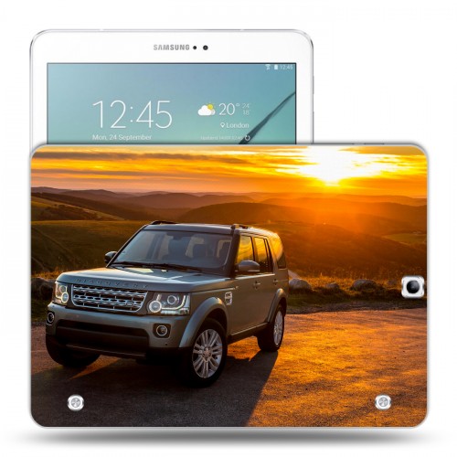 Дизайнерский силиконовый чехол для Samsung Galaxy Tab S2 9.7 Land rover