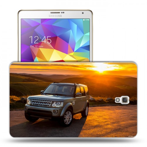 Дизайнерский силиконовый чехол для Samsung Galaxy Tab S 8.4 Land rover
