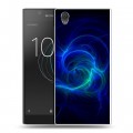 Дизайнерский пластиковый чехол для Sony Xperia L1 Абстракции Неон