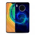 Дизайнерский пластиковый чехол для Huawei Mate 30 Абстракции Неон