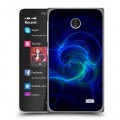 Дизайнерский пластиковый чехол для Nokia X Абстракции Неон