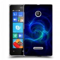 Дизайнерский пластиковый чехол для Microsoft Lumia 435 Абстракции Неон