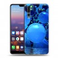 Дизайнерский силиконовый с усиленными углами чехол для Huawei P20 Pro Абстракции Неон