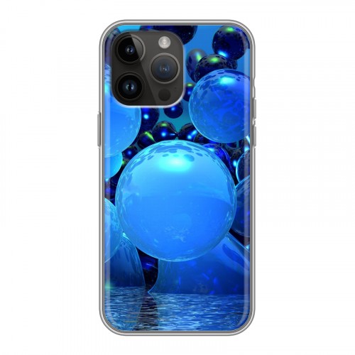 Дизайнерский пластиковый чехол для Iphone 14 Pro Max Абстракции Неон