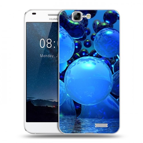 Дизайнерский пластиковый чехол для Huawei Ascend G7 Абстракции Неон