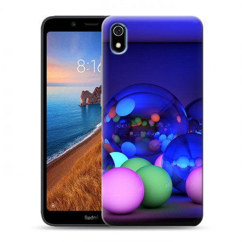 Дизайнерский силиконовый чехол для Xiaomi RedMi 7A Абстракции Неон