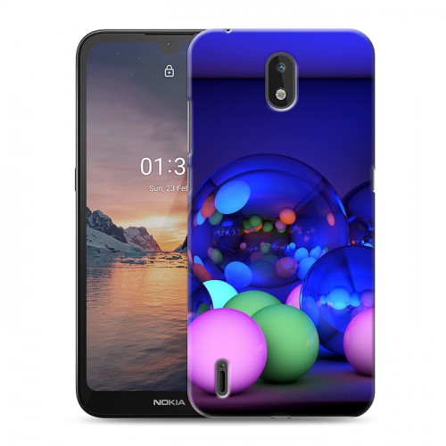 Дизайнерский силиконовый чехол для Nokia 1.3 Абстракции Неон