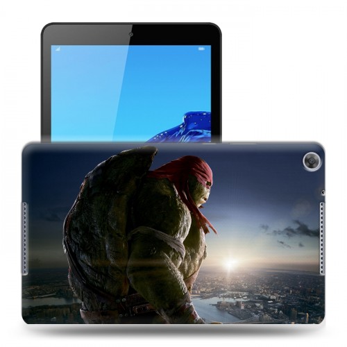 Дизайнерский силиконовый чехол для Huawei MediaPad M5 lite 8 Черепашки ниндзя