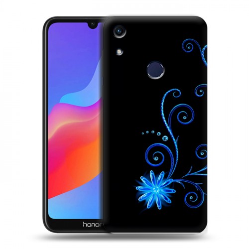 Дизайнерский пластиковый чехол для Huawei Honor 8A Абстракции Неон