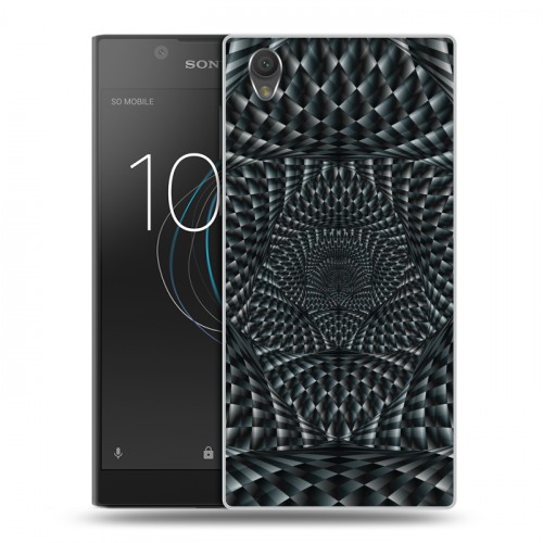 Дизайнерский пластиковый чехол для Sony Xperia L1 Оптические иллюзии