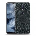 Дизайнерский силиконовый чехол для Nokia 6.1 Plus Оптические иллюзии