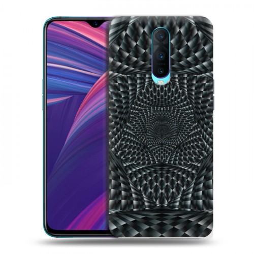 Дизайнерский пластиковый чехол для OPPO RX17 Pro Оптические иллюзии