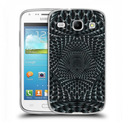 Дизайнерский пластиковый чехол для Samsung Galaxy Core Оптические иллюзии