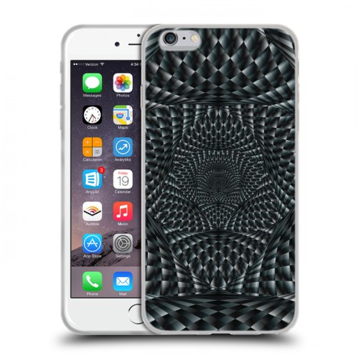 Дизайнерский силиконовый чехол для Iphone 6 Plus/6s Plus Оптические иллюзии