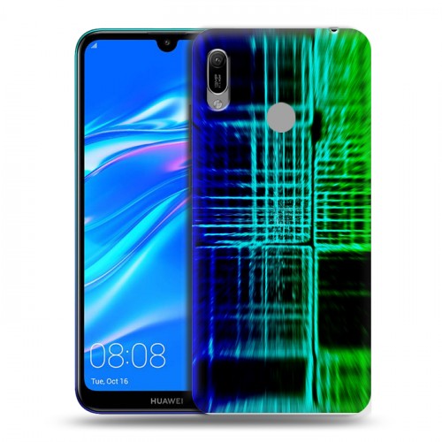 Дизайнерский пластиковый чехол для Huawei Y6 (2019) Оптические иллюзии