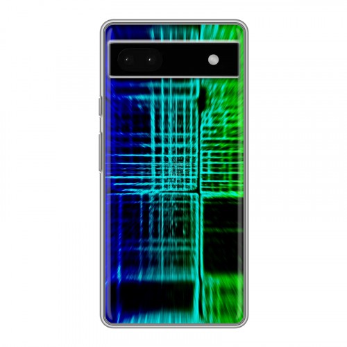 Дизайнерский силиконовый с усиленными углами чехол для Google Pixel 6a Оптические иллюзии