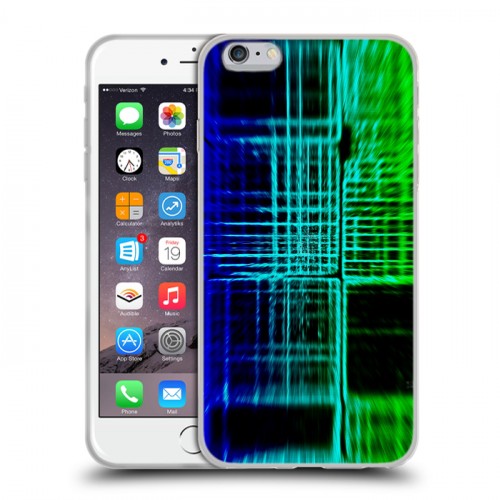 Дизайнерский силиконовый чехол для Iphone 6 Plus/6s Plus Оптические иллюзии