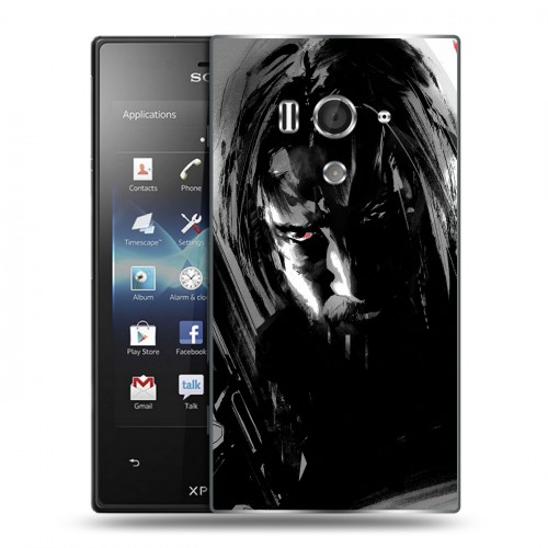 Дизайнерский пластиковый чехол для Sony Xperia acro S Джон Уик