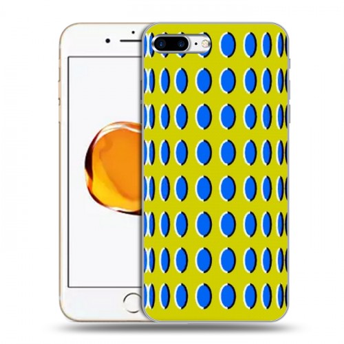 Дизайнерский силиконовый чехол для Iphone 7 Plus / 8 Plus Оптические иллюзии