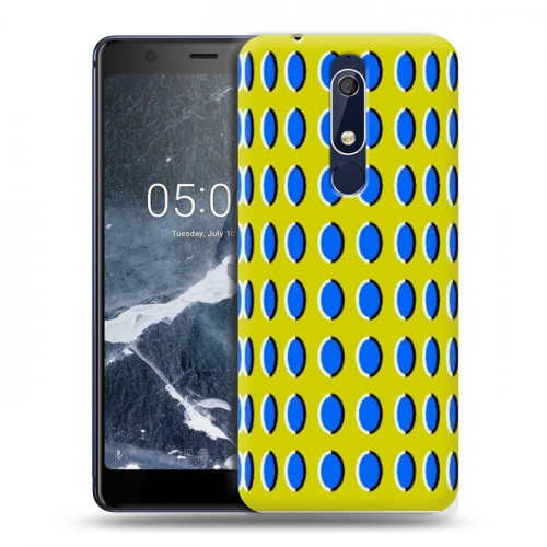 Дизайнерский пластиковый чехол для Nokia 5.1 Оптические иллюзии